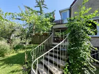 Vacation apartment Jantje in Emden city center with garden directly on the canal