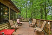Sunny Point Lake Wallenpaupack Lakefront  with Private Dock - 4 Bedroom Sleeps 9