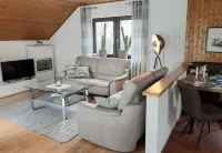 Romantic living space on 84sqm with a panoramic view of the Franconian Switzerland