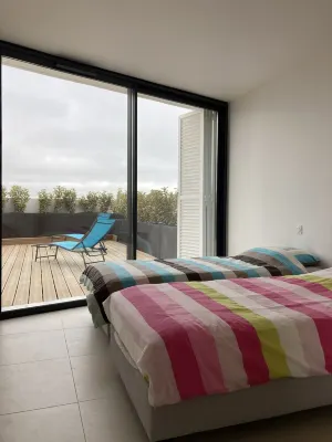 Foncillon beach, residence with swimming pool facing the sea