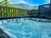 Perfect Couples Retreat – Smoky Mountain View, Hot Tub, Fire Place, King Bed, EV