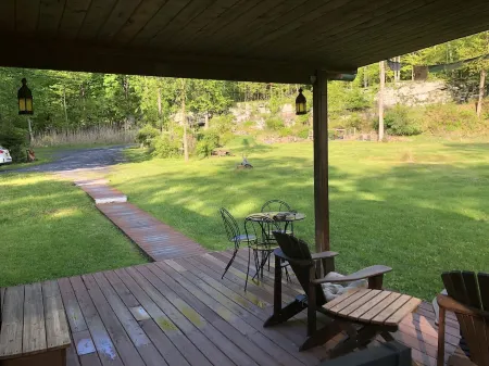Totally secluded Yurt surrounded by waterfalls, brooks, cliffs and forest