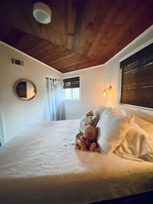 Serendipity, Bohemian round house on Little Gasparilla Island, water view