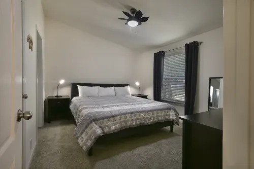 Modern Kitchen and Scenic Stream - Elegant Family Retreat