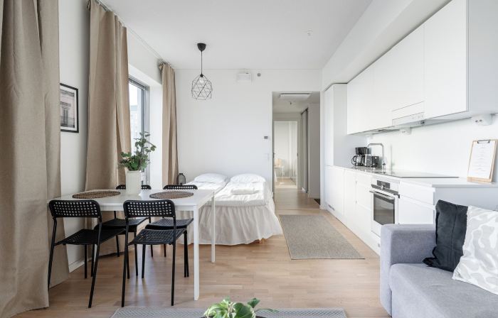 New 1Br Home with Balcony Next to Railway Station