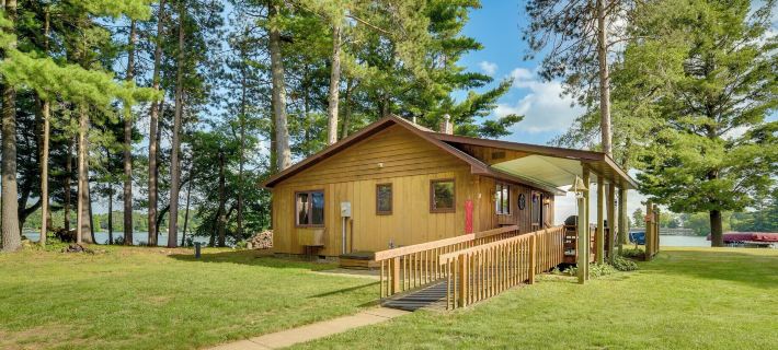 Lakefront Chetek Vacation Rental w/ Private Dock! Hotels in Barron County