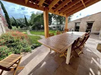 Gîte with Swimming Pool at les Ormeaux, Charming Location, Calm and Greenery, Sleeps 10,  . 尚邦住宿飯店