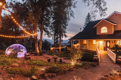 Hidden Forest Castle - Dome, Spa, Sauna, Views, Games, Movie Theater