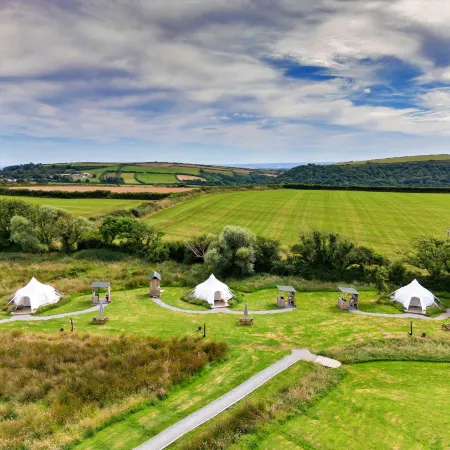 Bell Tent in Devon near Stunning Beaches