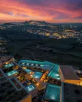 North Santorini - A Luxury Spa Hotel - Dağ Manzaralı