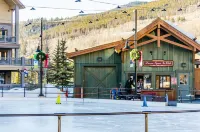 Modern ski house with gourmet kitchen, ski views, hot tub/pool, steps to gondola