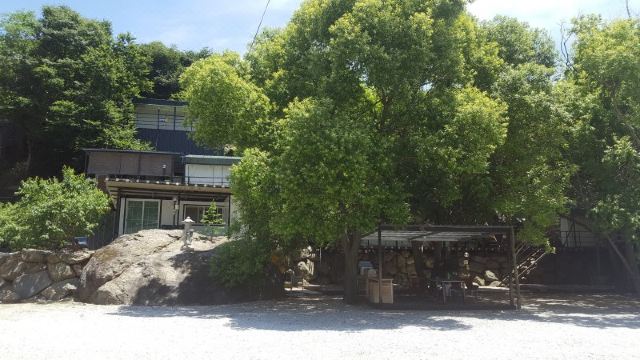 함양의 맑은 계곡 전경