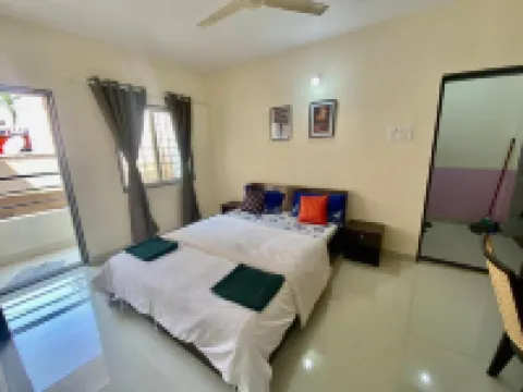 1 BHK Flat with Free Wi Fi Kitchen