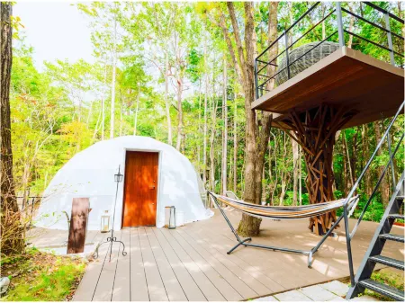 Comorebi -Yufuin Onsen Gramping- Отели в г. Юфу