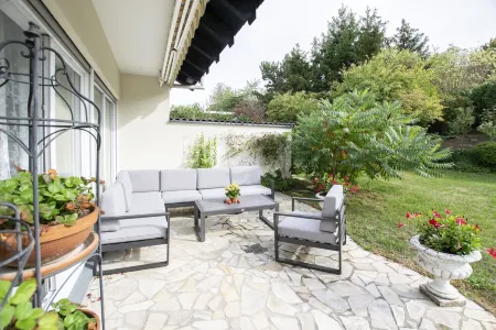 Fewo Peace-deluxe mit Blick auf das Malerische Rheintal und die Germania