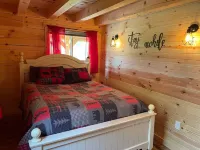 Cozy hillside retreat near trout stream, public forest and UTV trails.