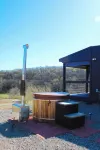 Unique Waterfront Nature Cabin Hot Tub Sauna 3 mi from Hocking Hills St Pk
