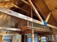 Charming 3-Bedroom + Loft Log Cabin at Lake Bomoseen in Castleton, VT. Sleeps 12