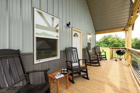 NEW HOT TUB Cozy Cabin Cumberland River near Lake Cumberland~Firepit~New build Отели в г. Джеймстаун