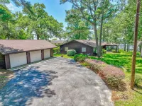 Spacious Lakefront Getaway: Pet-Friendly Retreat w/ Dock and Stunning Lake Views