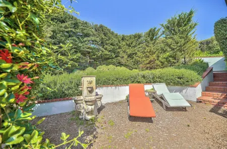 "Atherton Cottage has been remodeled & has two Fireplaces!