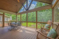 Secluded waterfront paradise on 56 beautiful wooded acres!