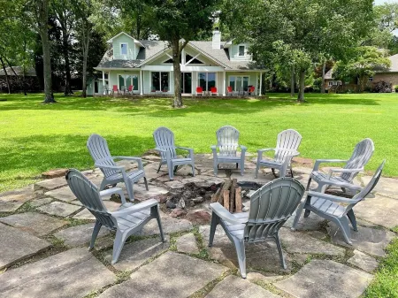 The Point on Cedar Creek Lake! Huge Lakefront! Panoramic Water Views! Spacious!