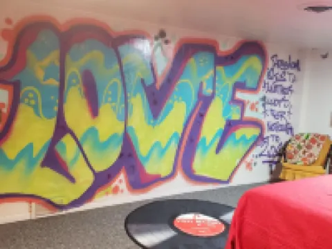 A Groovy Blast from the 70's Awaits in This Retro Guest House .Pet Friendly Hotels in Washington Township