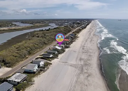 Oceanfront with panoramic views!  Direct beach access from covered deck.