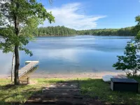 Wisconsin Northwoods cabin on beautiful Island Lake