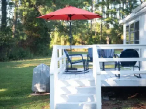 Mid-century modern meets classic cape on the coast. Hotels in Mathews County