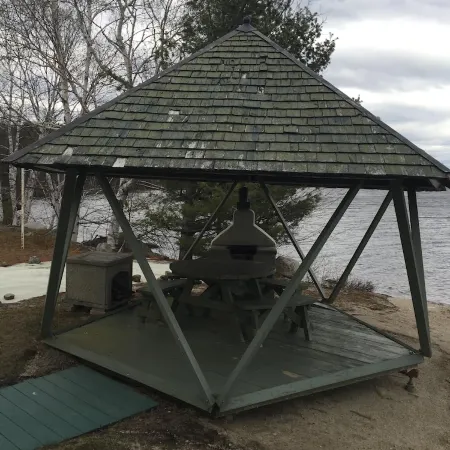 Northern Maine Lake Camp