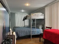 5 bedroom, 3 bath, beautiful hickory kitchen, large living space, sleeps 14