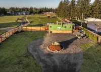 Cozy Caboose in Sequim, WA Hotels near New Dungeness Lighthouse
