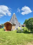 Quiet, Comfortable Wooden Tepee in a Small Jura Village Near Our Horses.