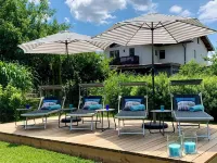 Chiemgau loft between mountain experience and lake magic - balcony and garden