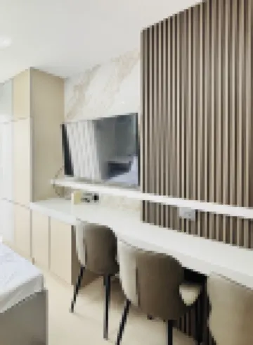 Modern Condo Room with City View