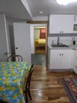 Lovely basement apartment with covered outdoor patio.