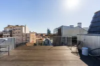 Modern Beachside Flat with Terrace Hotels in Leça da Palmeira