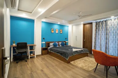 FlxHo Uno - Serviced Apartment & Rooms - Golf Course Road Hotel in zona Cyber Hub