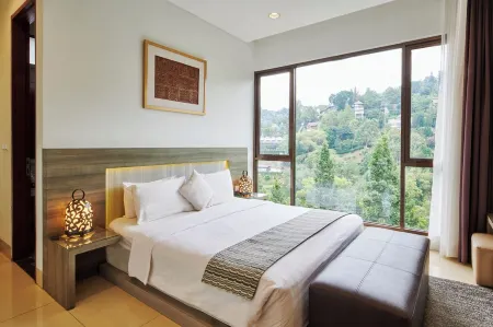 Chamomile Hill View 6Br Villa with a Private Pool Отели в г. Bandung Regency