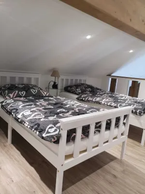 2 room loft apartment with large roof terrace