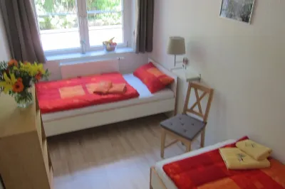 2-room apartment II "Am Nonnenhaus", old town near the university for up to 4 people Dr. Linz'sche Apotheke am Marktbrunnen附近的飯店