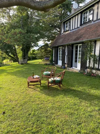 Longere Normande Eure valley Отели в г. Шамбре