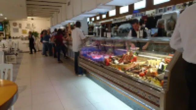 Living room with balcony and sea view, waterfront and south-facing