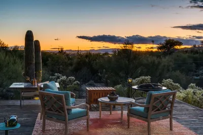 chateau Catalina Foothills city & mountain views surrounded with 3 Acres gated Hotels near St. Philip's Plaza