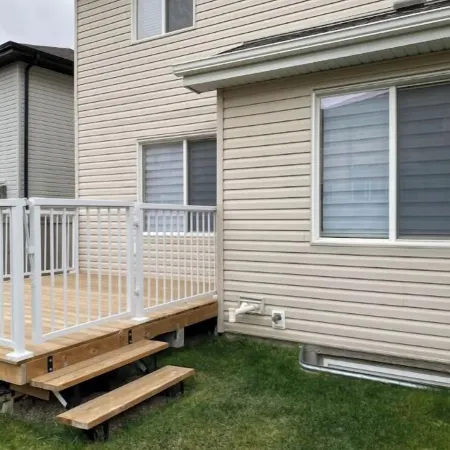 Entire Home in Edmonton South close to Airport with fenced private yard & deck