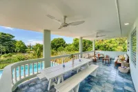R Villa - Walk to Steps Beach with POOL, Ocean View & BOCCE Court
