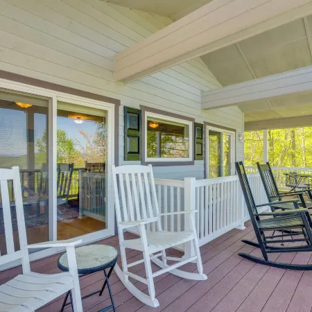 Lake-View Condo with Covered Deck in Hiawassee!