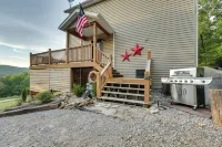 Hot Tub & Fire Pit! Lake-View Home in Blue Eye - parking